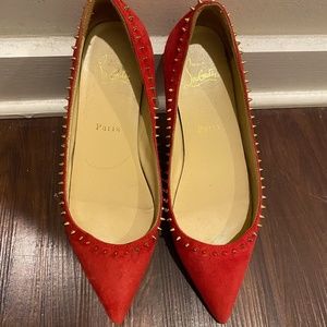 Christian Louboutin Red Fats Size 37